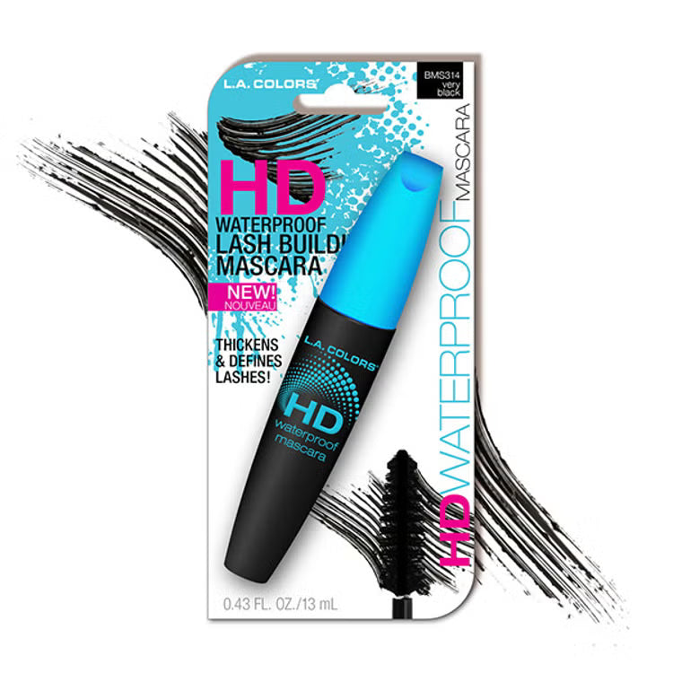LA Colors - Máscara HD Waterproof - Very Black