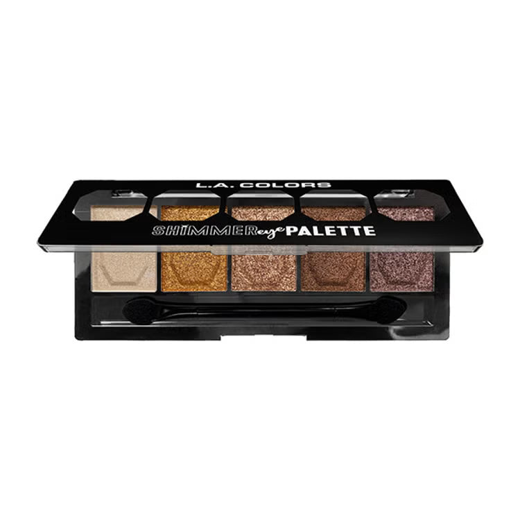 LA Colors - Paleta de sombras Shimmer Eye - Sparkle & Shine
  (double face)