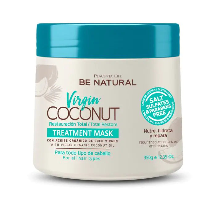 BE NATURAL VIRGIN COCONUT Mascarilla 350gr