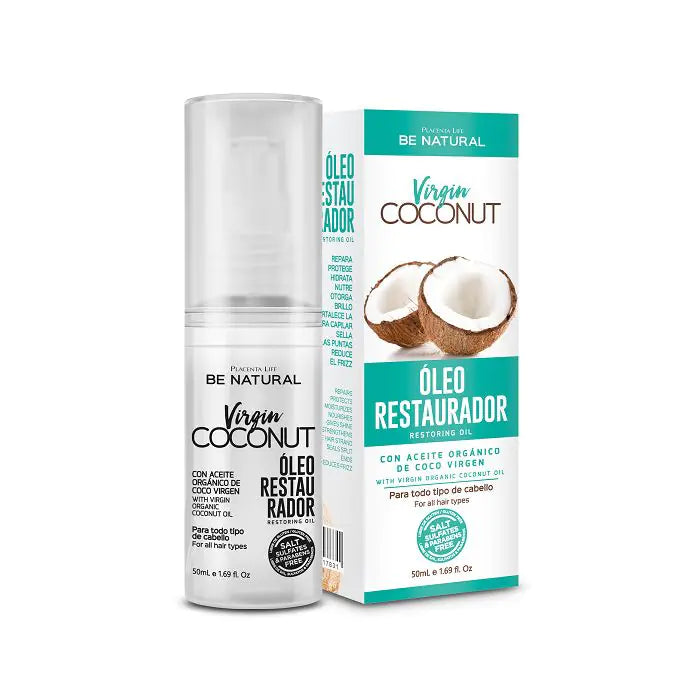 BE NATURAL VIRGIN COCONUT Aceite Reparador 50ml