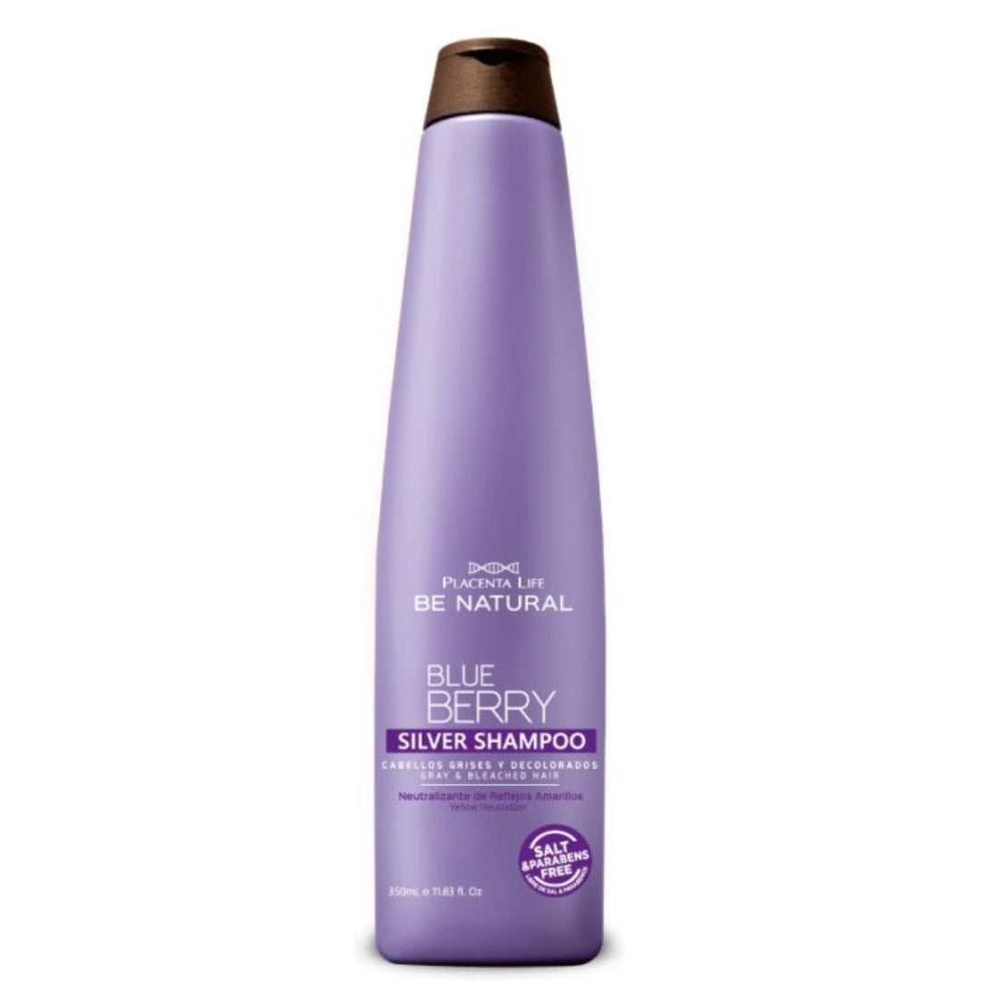 BE NATURAL BLUEBERRY Silver Champú 350ml