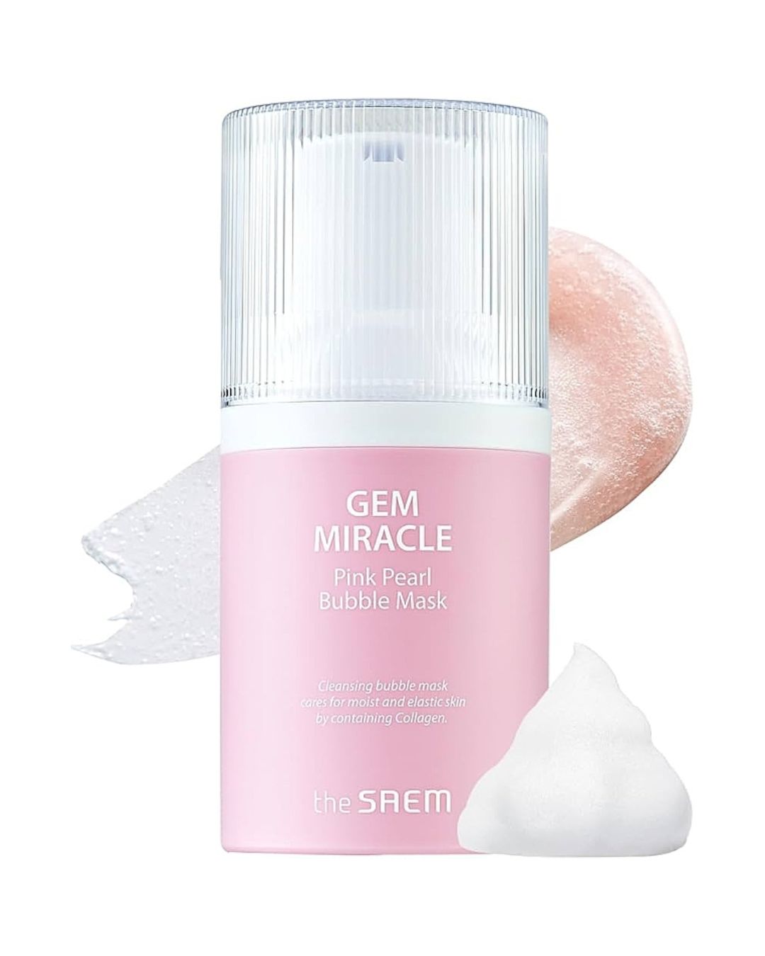 Gem Miracle Pink Pearl Bubble Mask_Mascarilla con burbujas