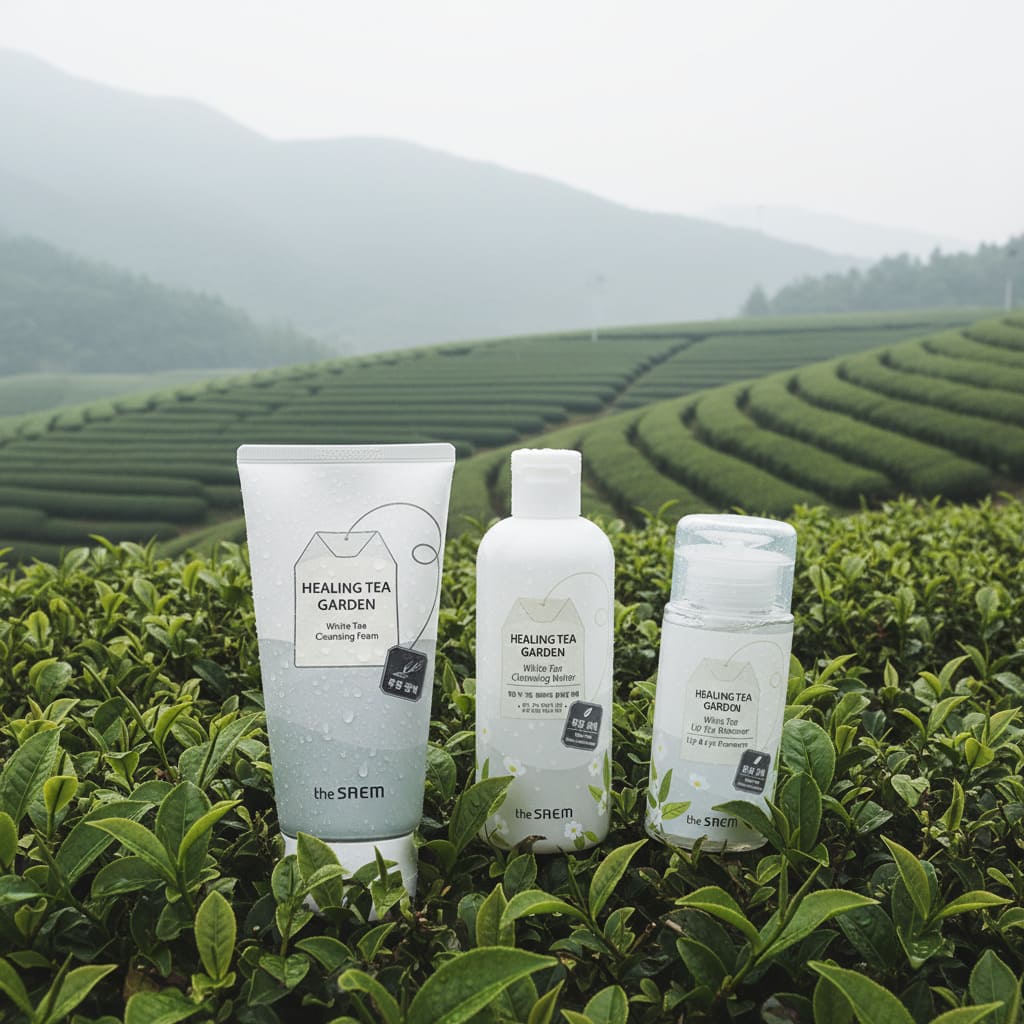 Healing Tea Garden White Tea Lip & Eyes Remover_ Agua Micelar para Ojos y Labios Té Blanco