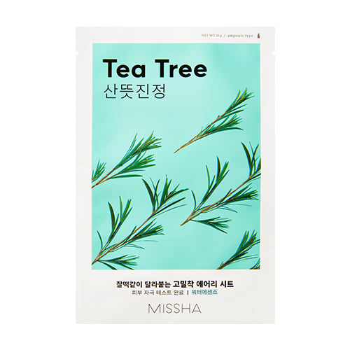 Missha Airy Fit Sheet Mask [Tea Tree] - Mascarilla Árbol del té
