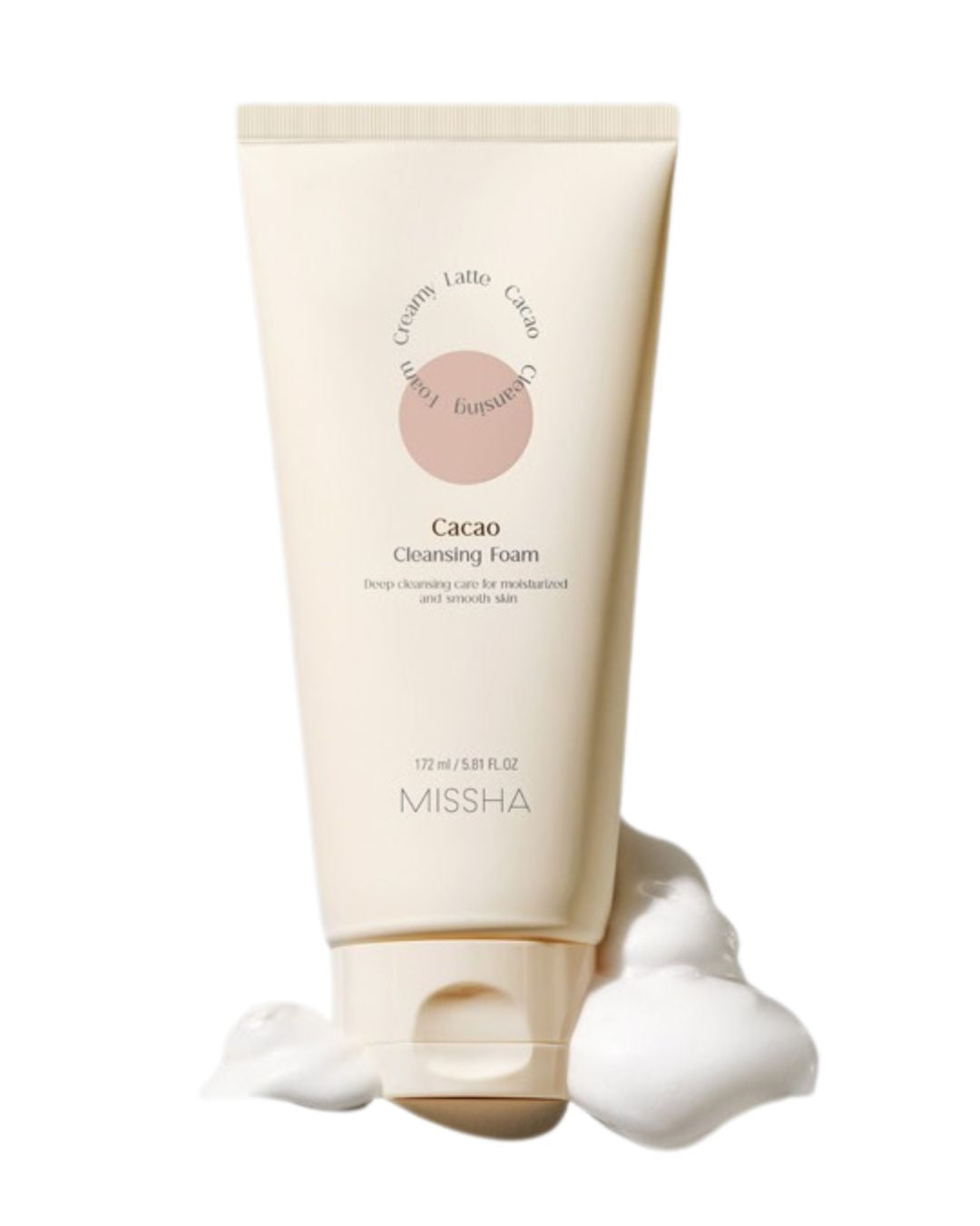 Missha Creamy Latte Cleansing Foam [Cacao] R - Espuma limpiadora cacao