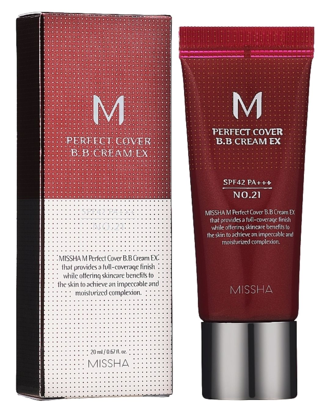 Missha M Perfect Cover Bb Cream Ex Spf42/Pa+++ (50Ml) [No.21] - Crema BB multifuncional