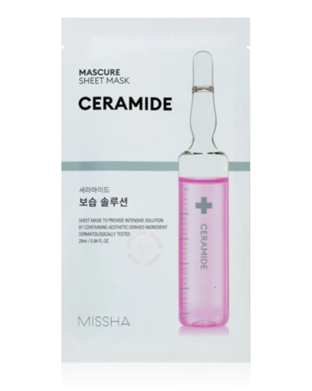 Missha Mascure Moisture Barrier Solution Sheet Mask [Ceramide] - Mascarillla Ceramida