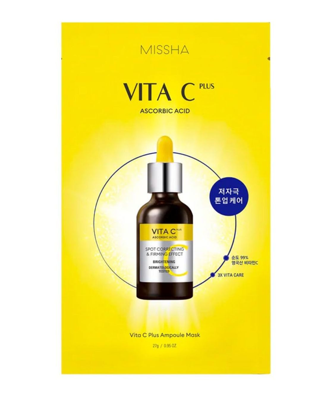 Missha Vita C Plus Ampoule Mask - Mascarilla iluminadora