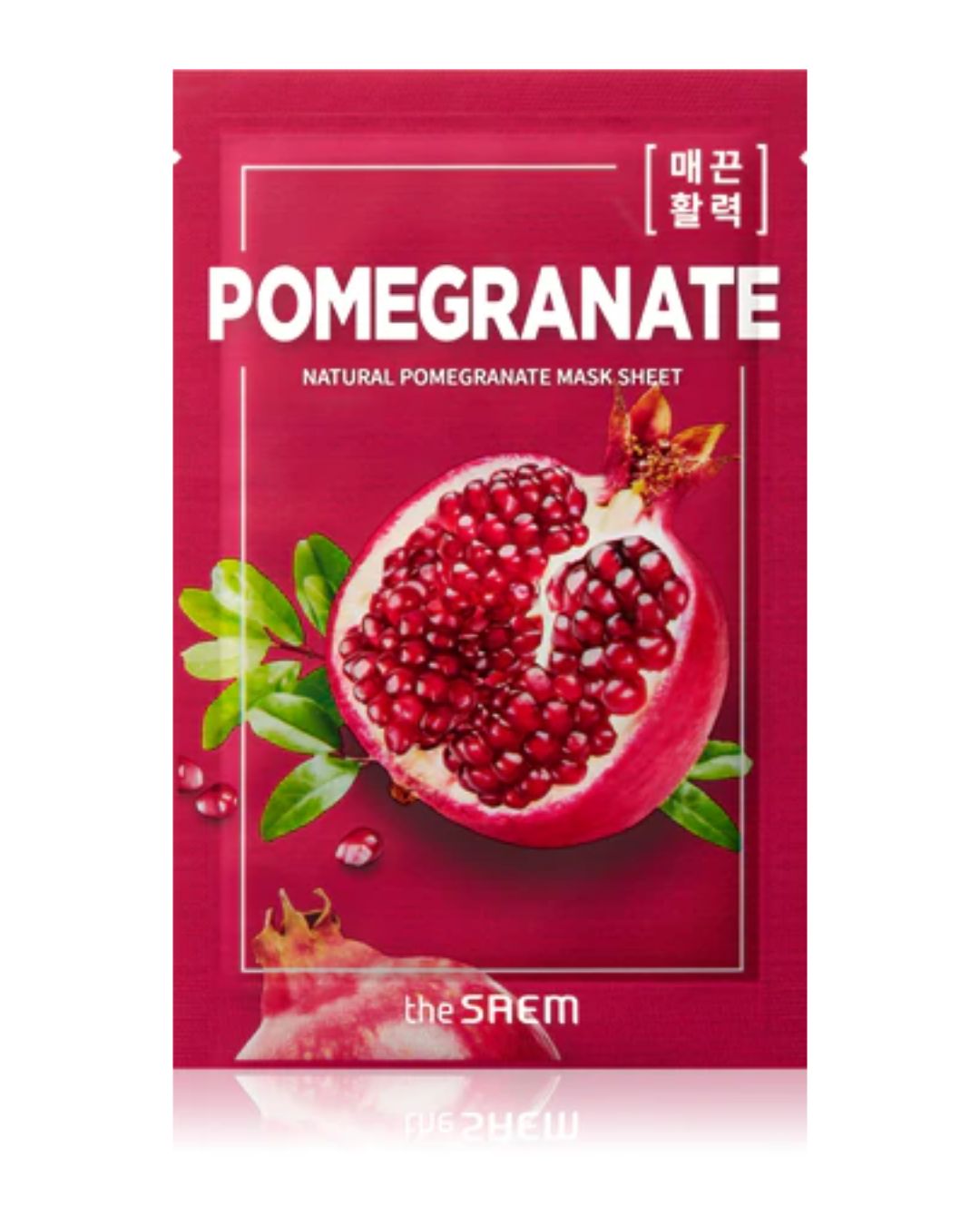 Natural Pomegranate Mask Sheet_Mascarilla Granada