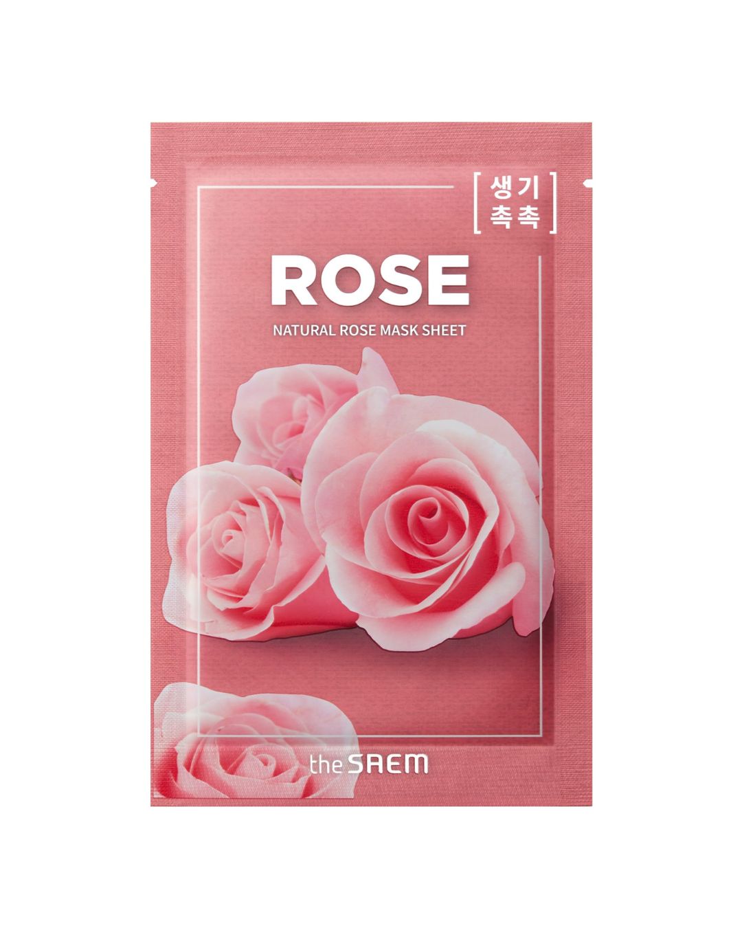 Natural Rose Mask Sheet_Mascarilla Rosa