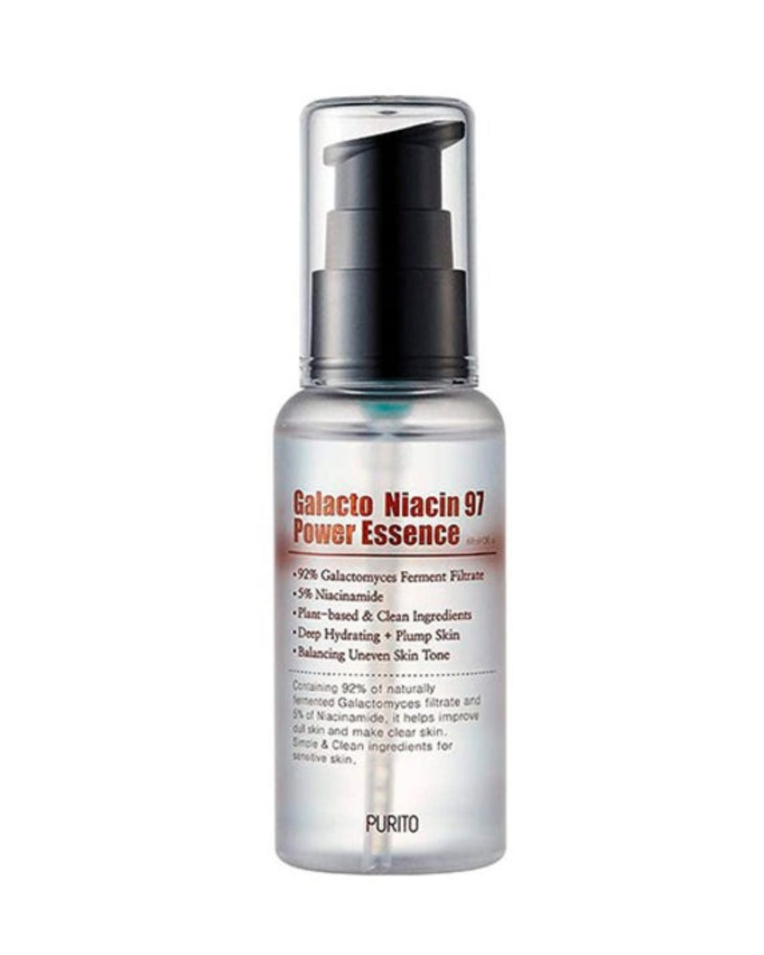 PURITO Galacto Niacin 97 Power Essence / PURITO Esencia con Galactomyces y Niacinamida_60ml
