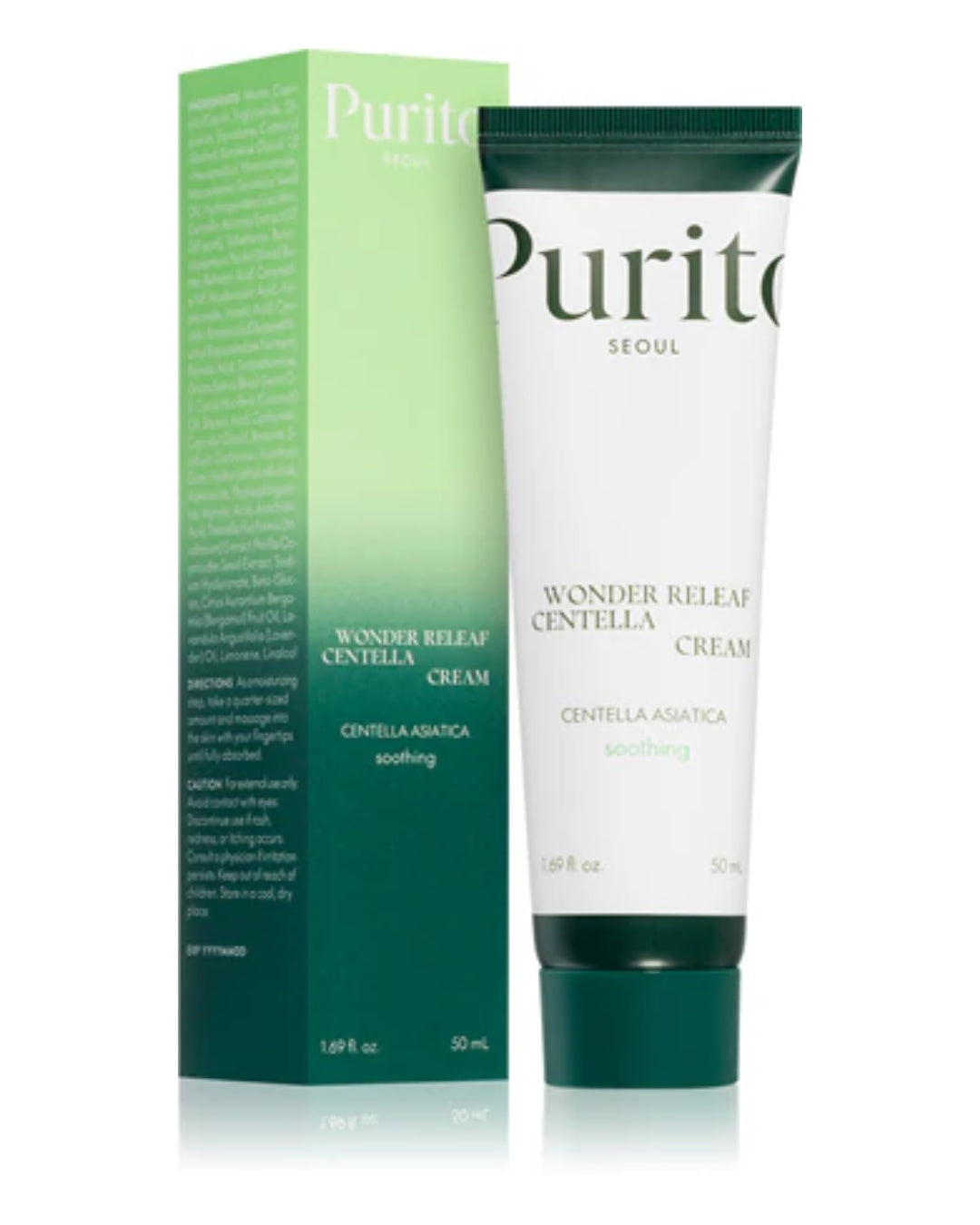 PURITO Wonder Releaf Centella Cream Unscented / Crema con centella_50ml