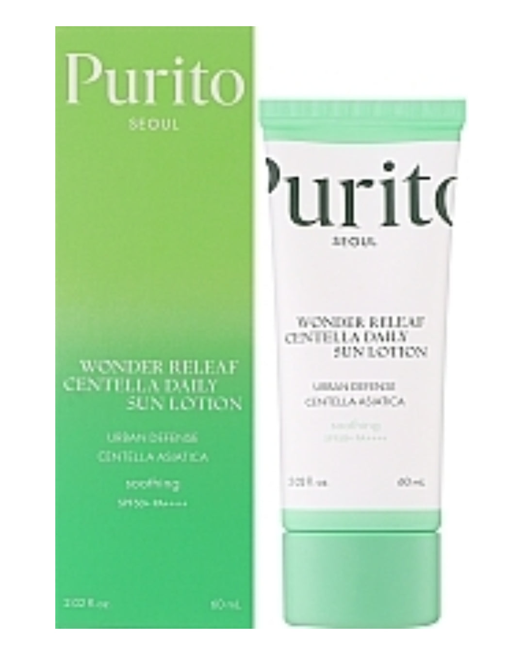 PURITO Wonder Releaf Centella Daily Sun Lotion SPF50+ PA++++ / Solar con centella_60ml