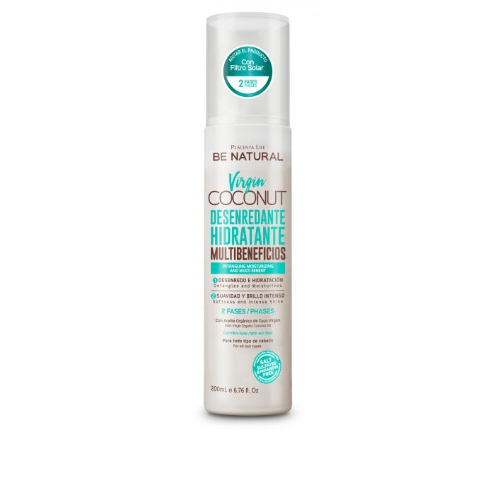 BE NATURAL VIRGIN COCONUT Desenredante Hidratante 200ml